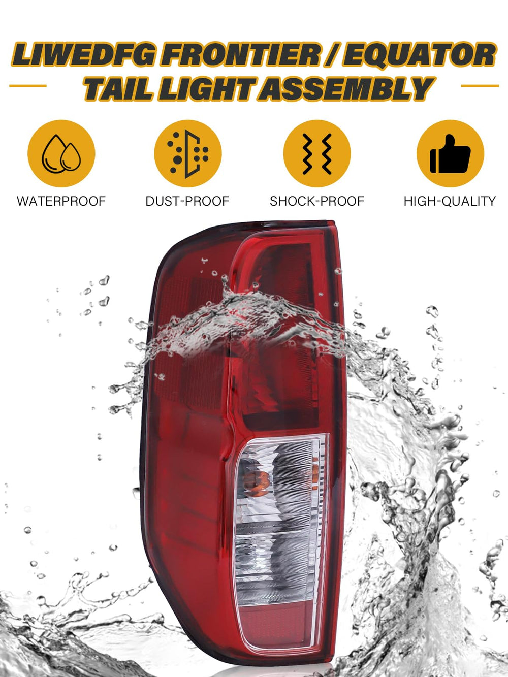 LIWEDFG Suzuki Equator tail light left assembly OEM-style fit