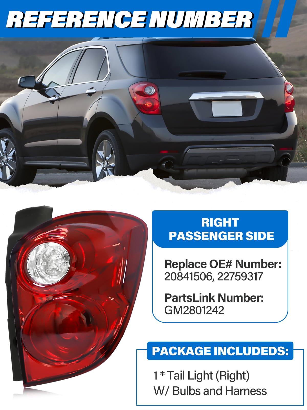 LIWEDFG packaged tail light ready to ship with protective packing.