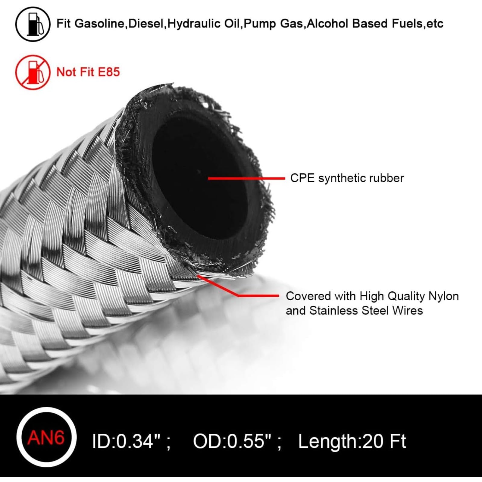 LIWENTOP 180-degree swivel end enables versatile installation angles.