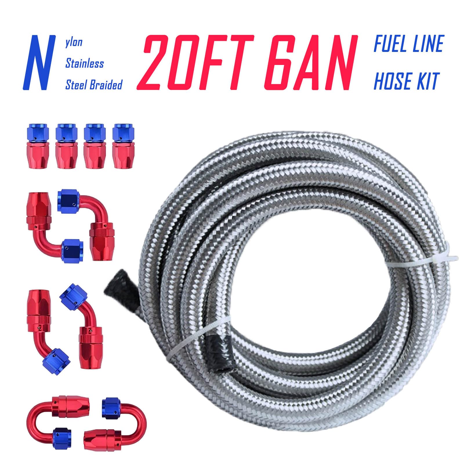 LIWENTOP 6AN fittings 10pcs, ready for secure custom hose builds.