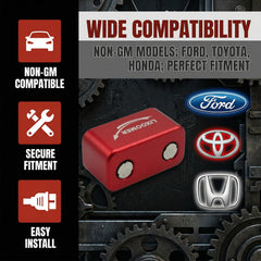 LIXOOMER OBD Port Lock installation step 1 demonstrates easy setup