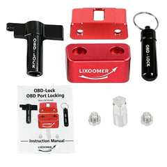 LIXOOMER OBD Port Lock main view highlights a secure, non-GM barrier