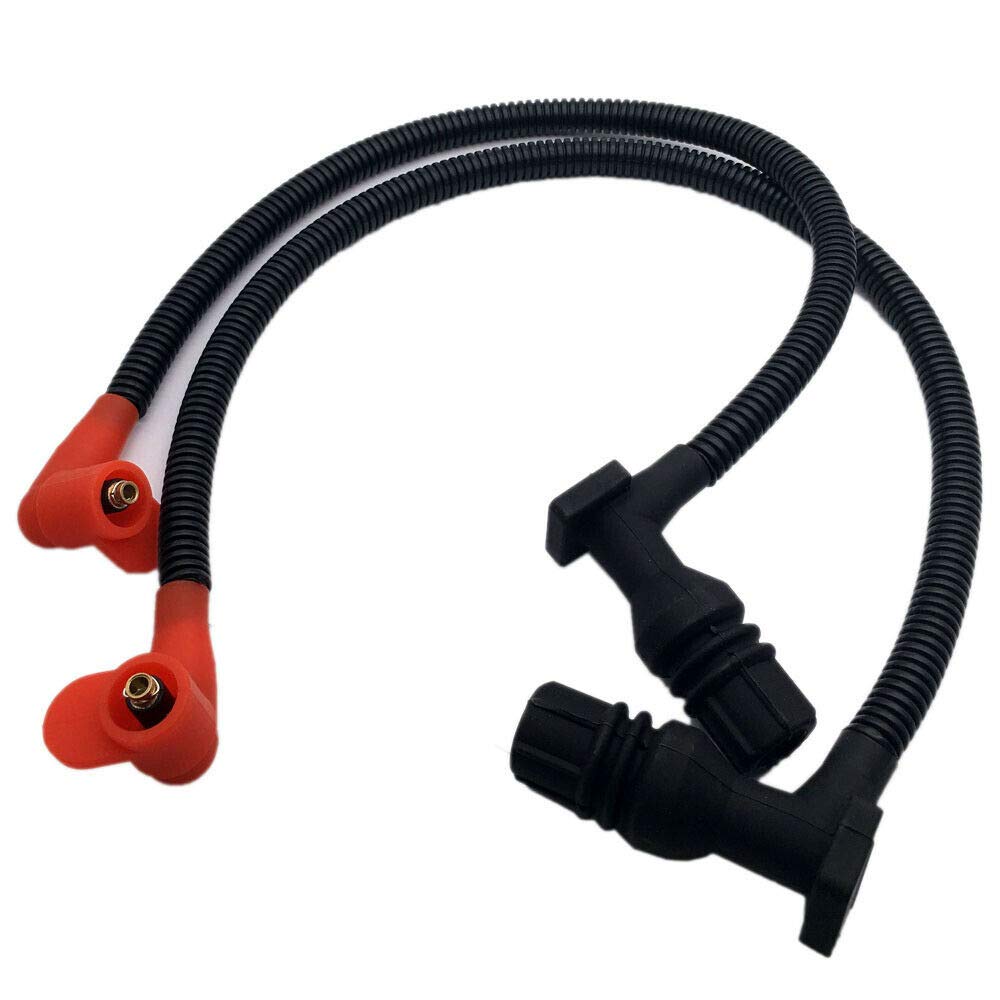 LIZAPUS left spark plug wire for Polaris Ranger 800 enhances ignition reliability.