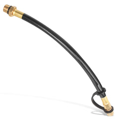 LIZEWEI Engine Flex Drain Hose 510440902 compatible with Kawa-saki engines for clean oil changes.