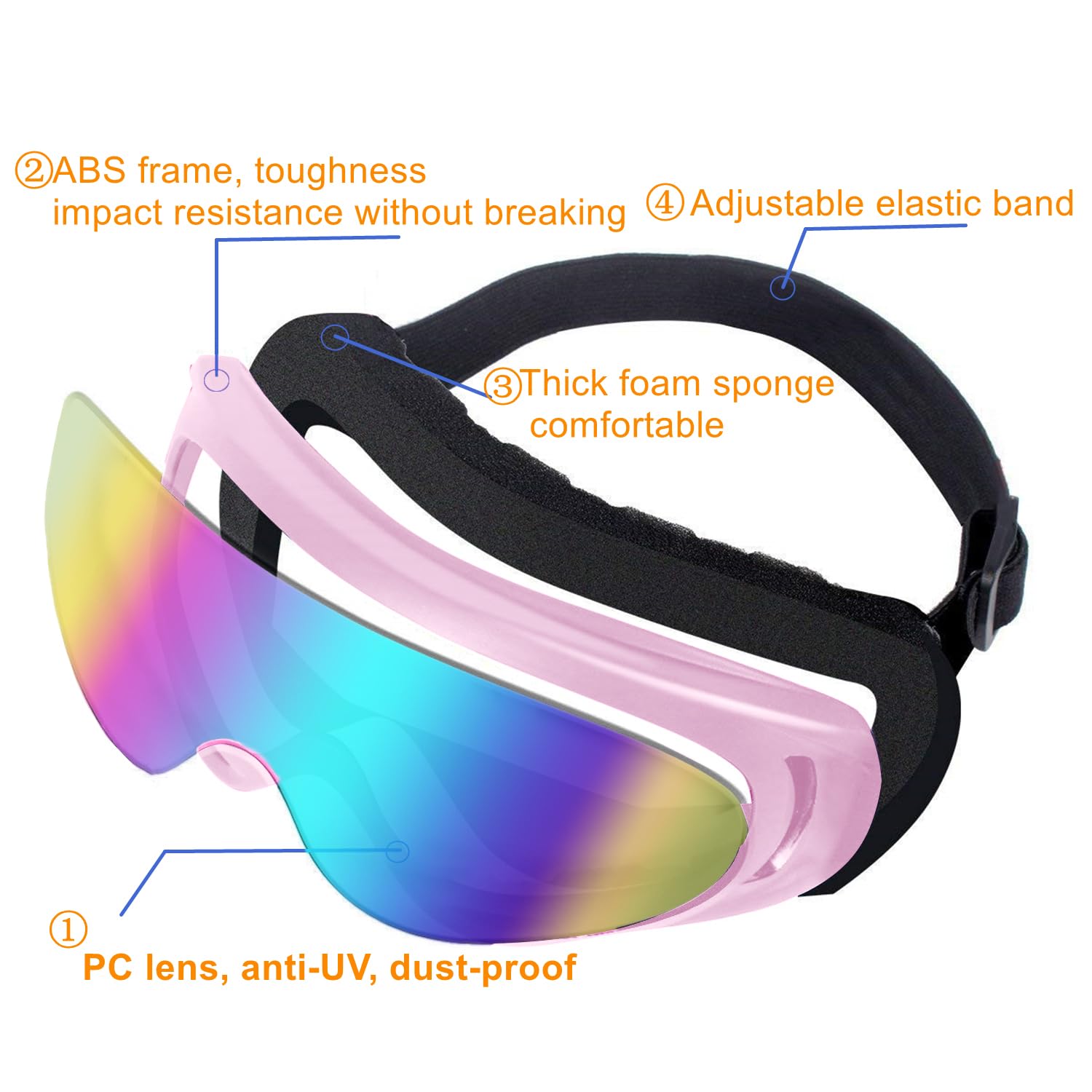 LJDJ silicone strap offers secure, adjustable fit for all head sizes.