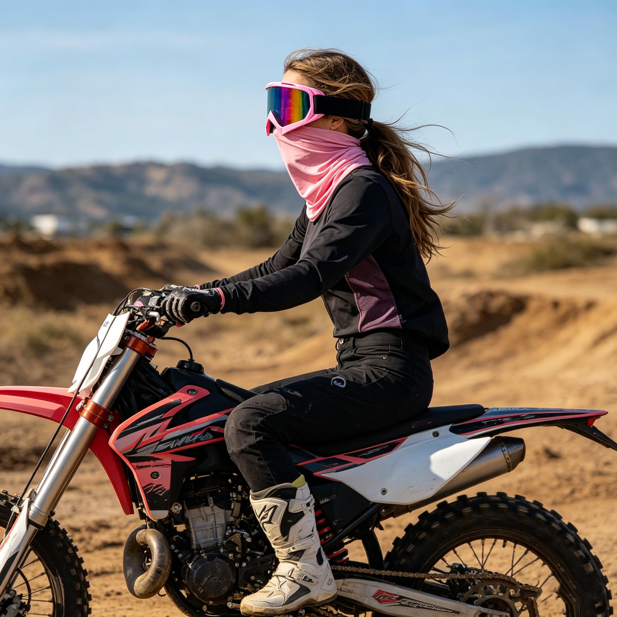 LJDJ balaclava full-face cover adds wind protection during rides