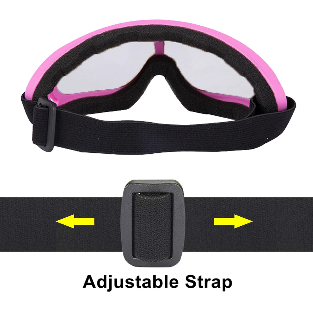 LJDJ goggles dual-pack colorful lenses provide clear visibility in varied conditions.