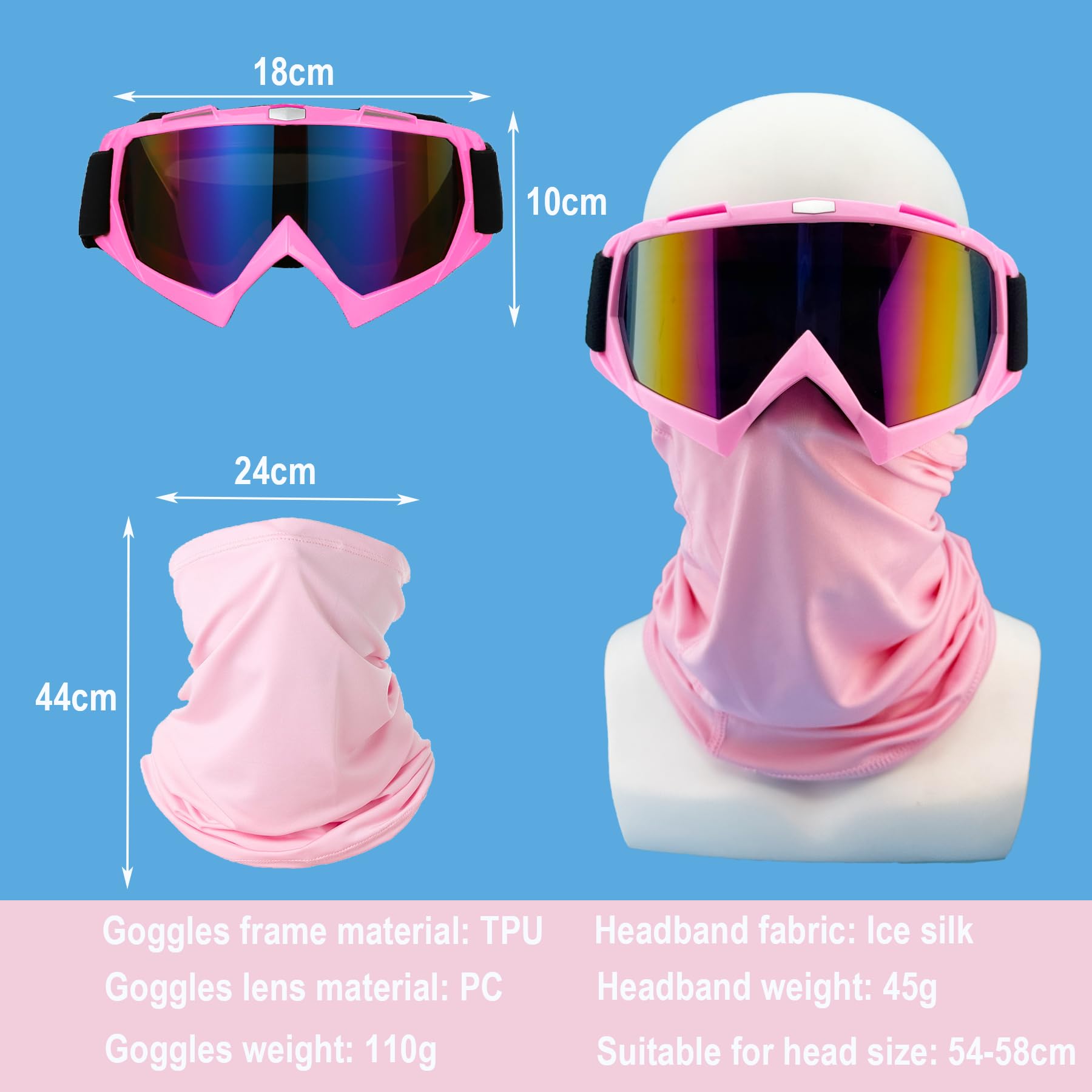 LJDJ neck gaiter offers versatile face coverage for all-weather riding
