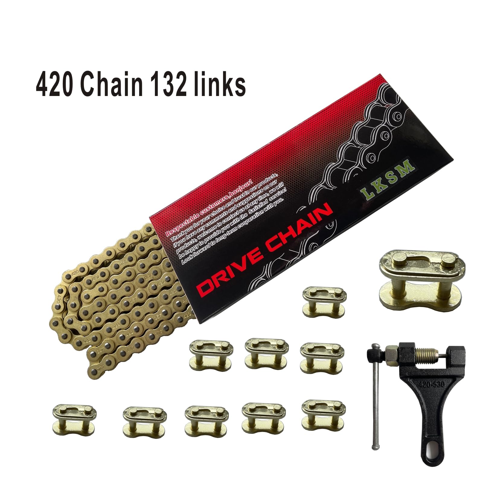 LKSM 10 master links pack for easy installation and future maintenance
