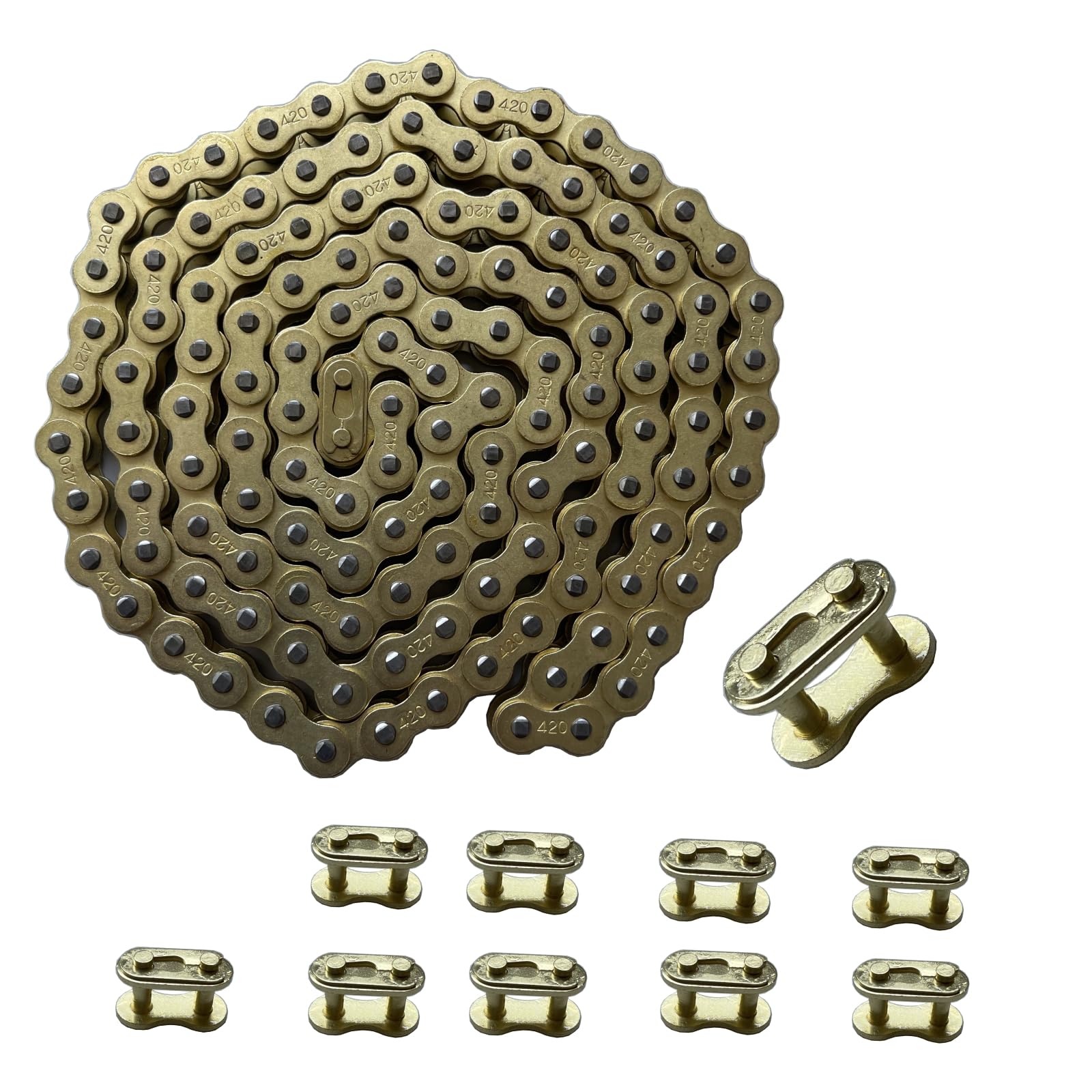 LKSM gold finish on chain provides visible, durable aesthetics