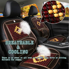 LKXHarleya wooden beads provide natural waist massage during drives.