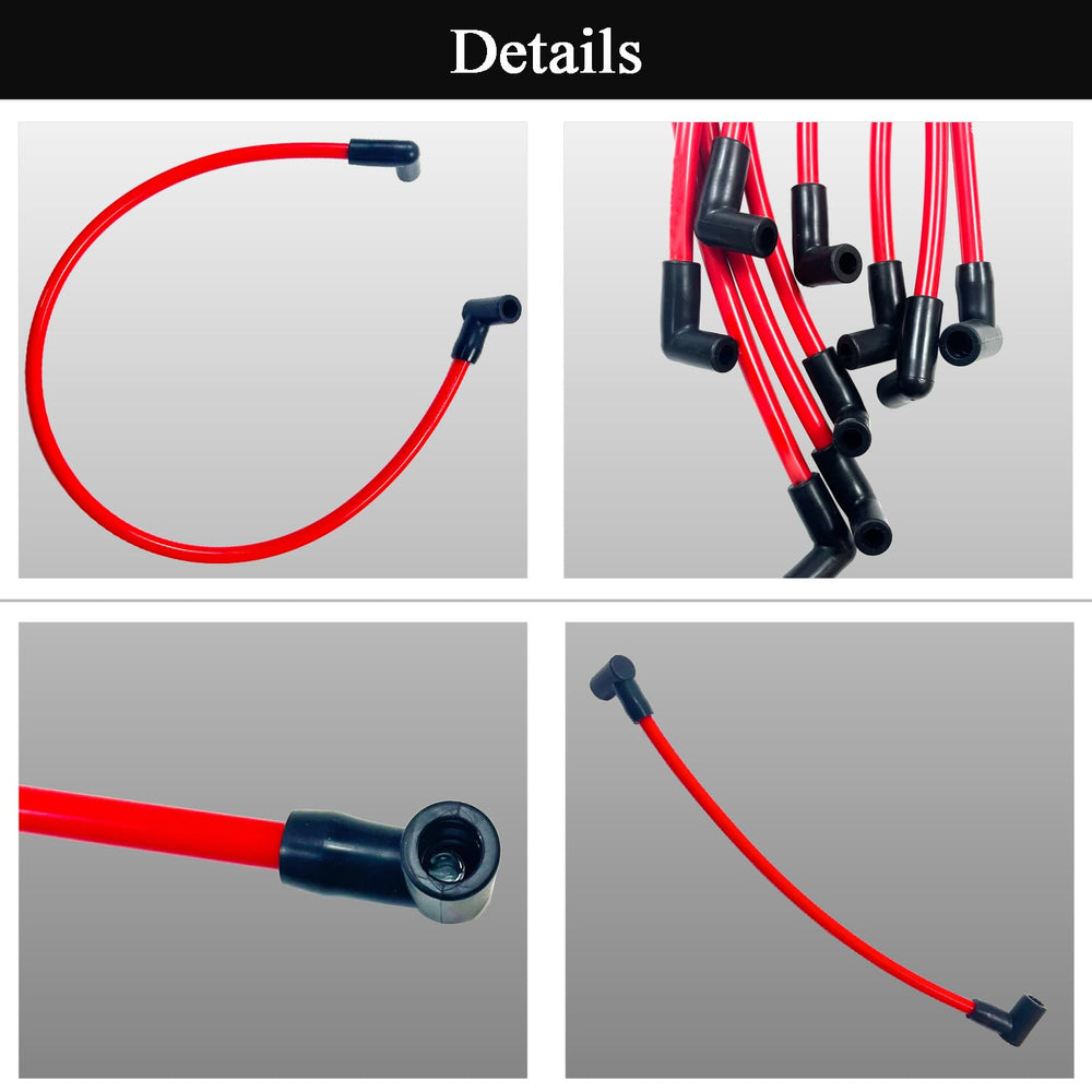 Wires ready for V8 engine installation with durable LLANNDER construction