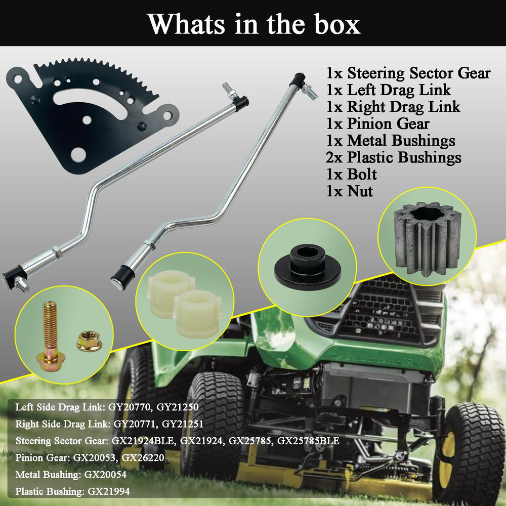 LLANNDER pinion gear GX20053 supports smooth steering motion.