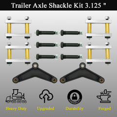 LLANNDER shackle brackets prep trailer compatibility across suspension setups.