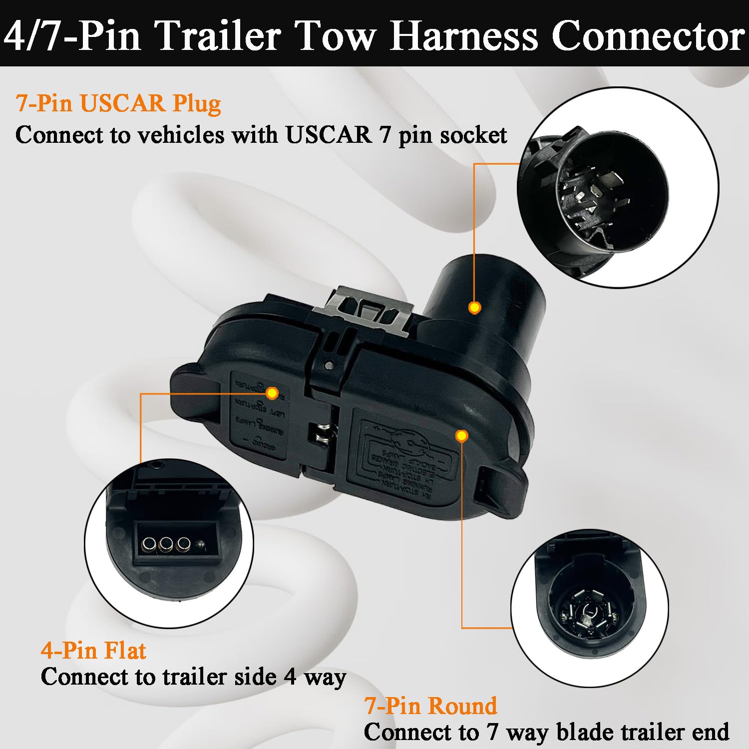 LLANNDER weatherproof dust cover protecting connectors when not in use