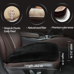 LLB cushion with strap and plates for quick, stable installation