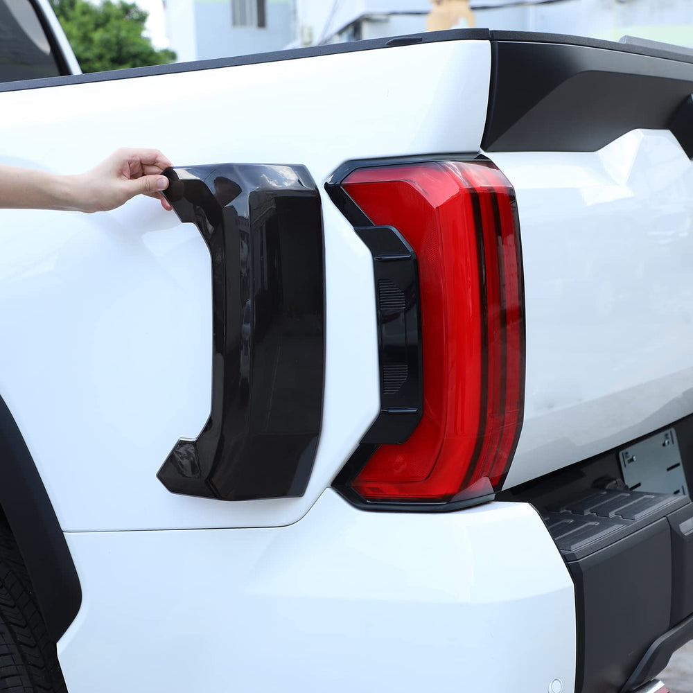LLKUANG tail light cover for Tundra rear view showing sport styling