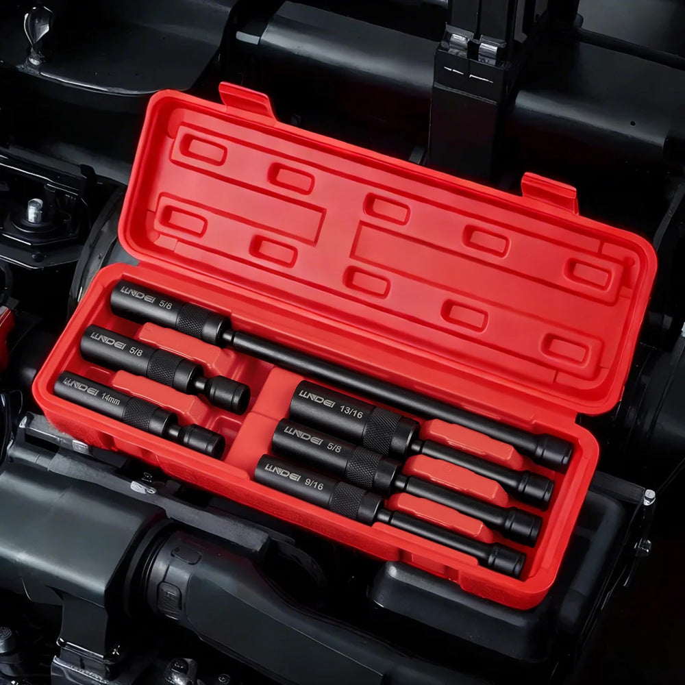 LLNDEI spark plug socket 13-16in 6in ideal for larger plugs with easy alignment.