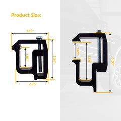 LLNSEAUTO camper-shell-mounting-clamp enables secure attachment to camper shells.