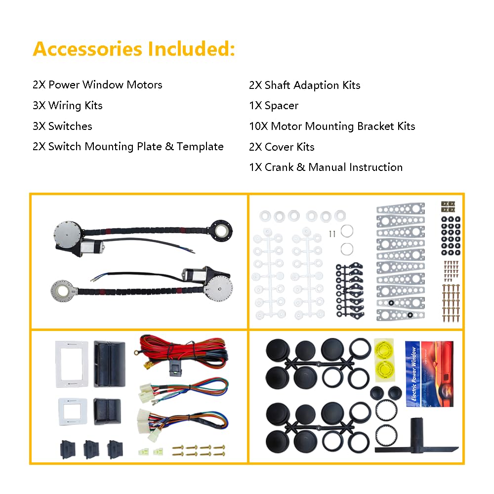 LLNSEAUTO cover kits and instruction manual for a neat finish