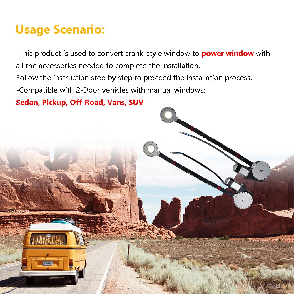 LLNSEAUTO installation guide and hardware bundle for DIY fitting