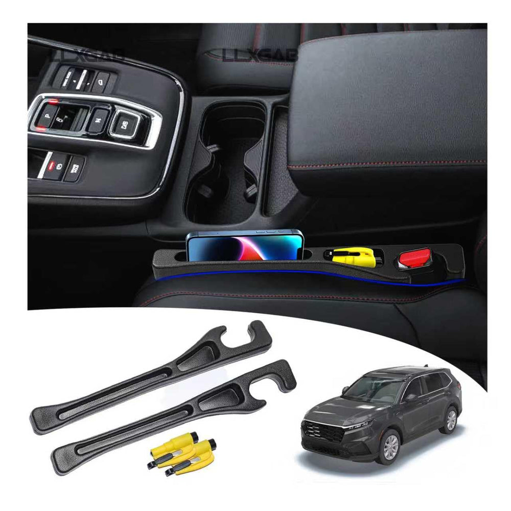 LLXGAB CR-V seat gap filler installed to block items from slipping.