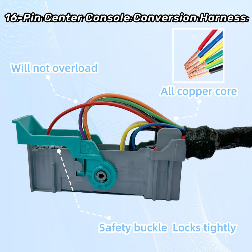Chevrolet Silverado and GMC Sierra center console conversion with LLYZFED