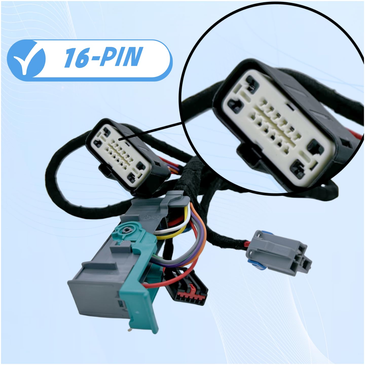 Plug-and-play harness installation for easy upgrade