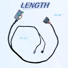 Braided nylon wrapped harness protects against wear