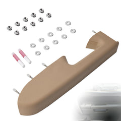 LLYZFED armrest front-left beige close-up showing a durable repair solution for the driver door.