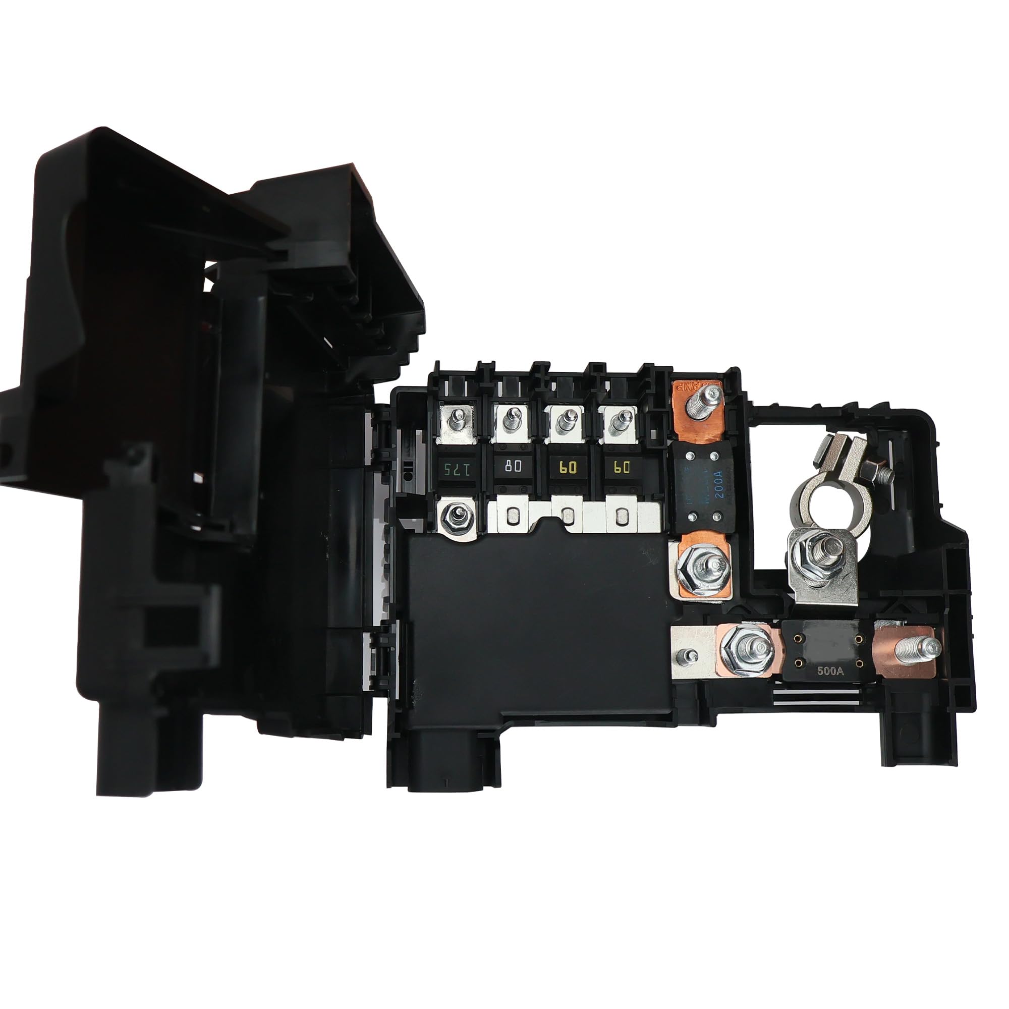 LLYZFED battery distribution block front view with compact, ready-to-install design for Malibu