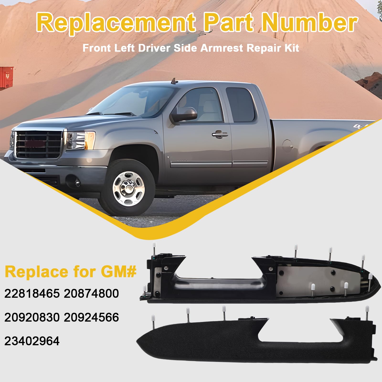 LLYZFED compatible with Chevy Silverado and GMC Sierra 2010–2014