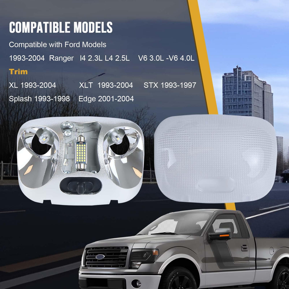 LLYZFED F37Z-13776-B LED map lamp cover with integrated finish