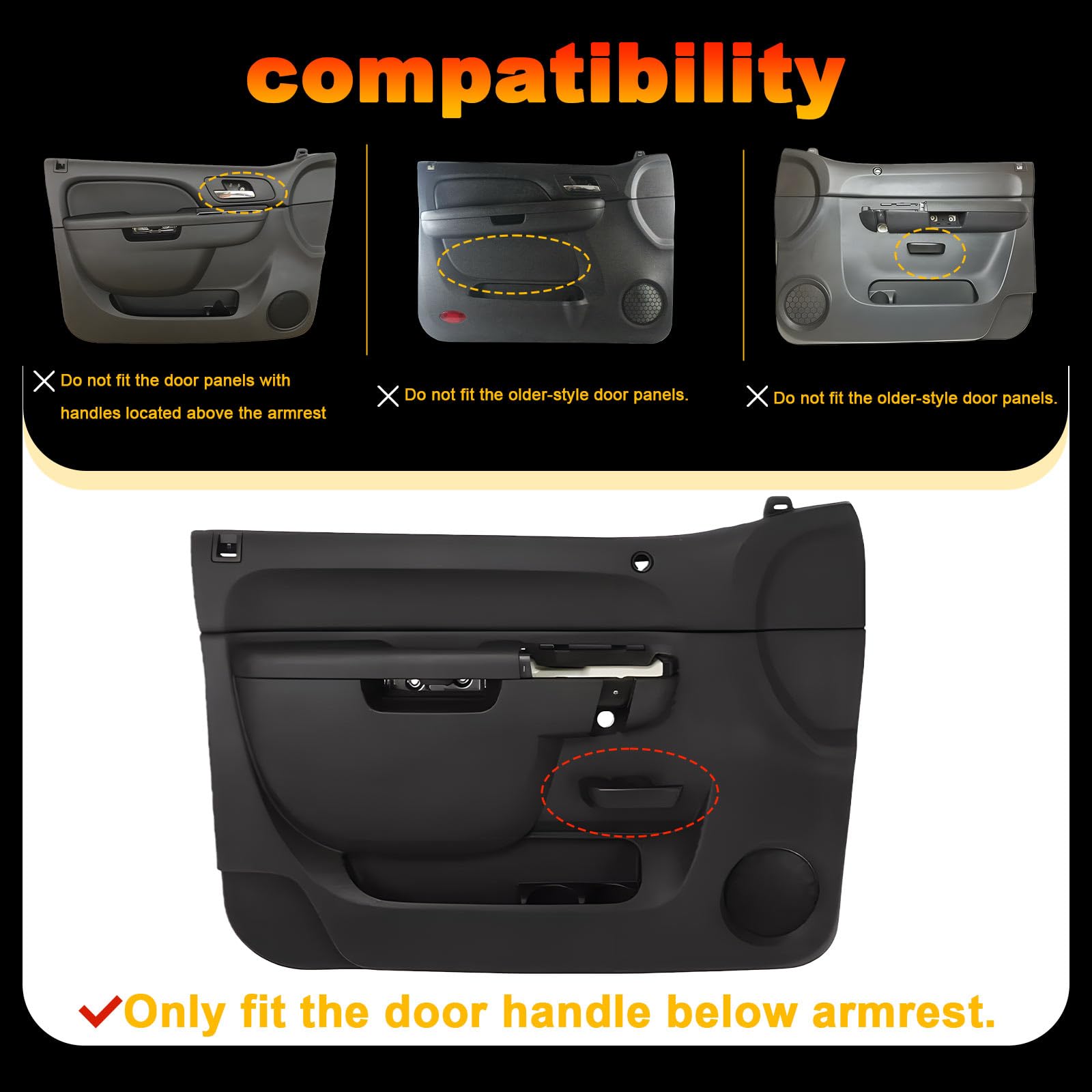 LLYZFED factory-style textured gray interior matches OEM appearance.