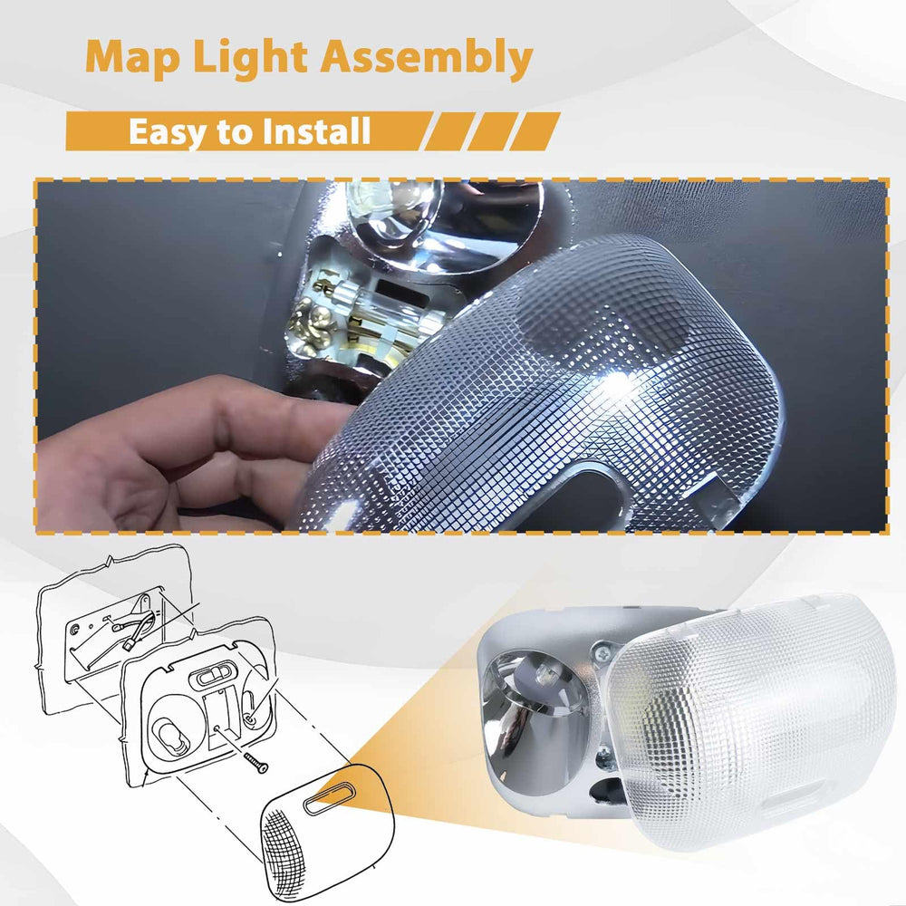 LLYZFED LED map lamp overhead dome light for Ranger interior