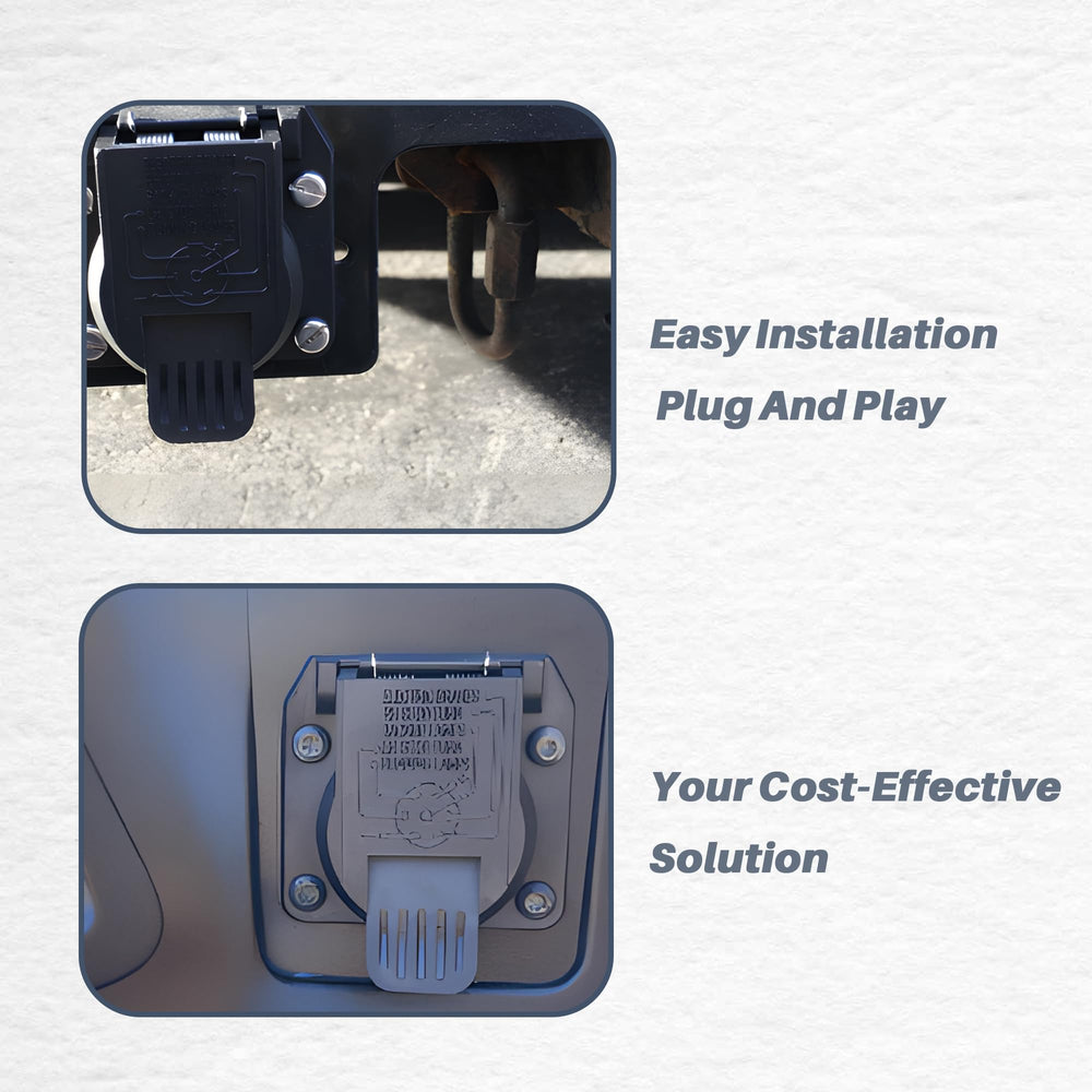 LLYZFED universal 7-Way enables seamless connections with trailers, campers, and RVs.