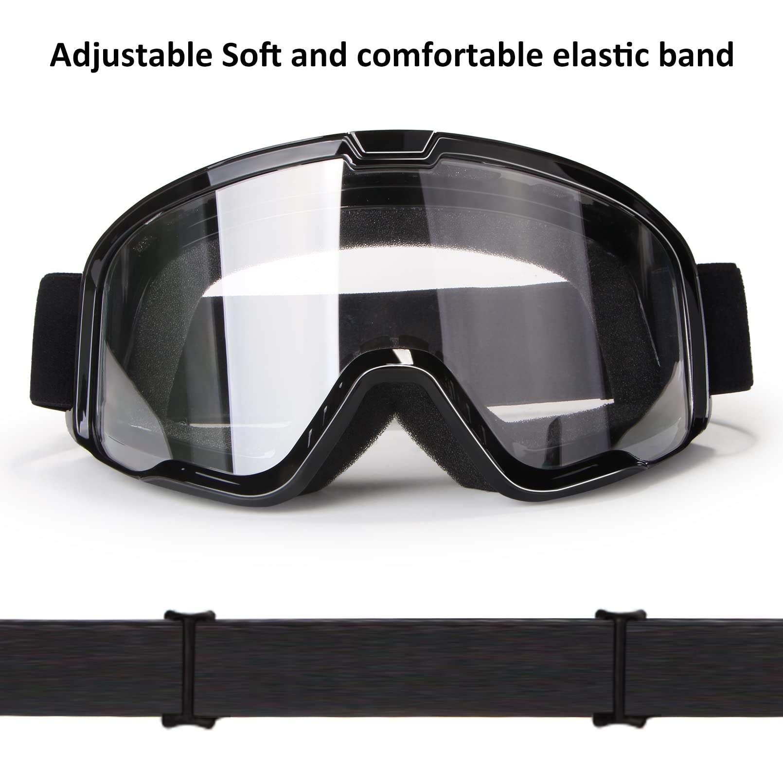 LMAVAG motorcycle goggles air-ventilation reduces fog and sweat