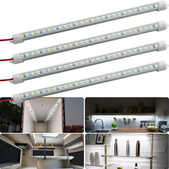 LMGYES 12V interior LED light bar four-pack for versatile vehicle lighting.