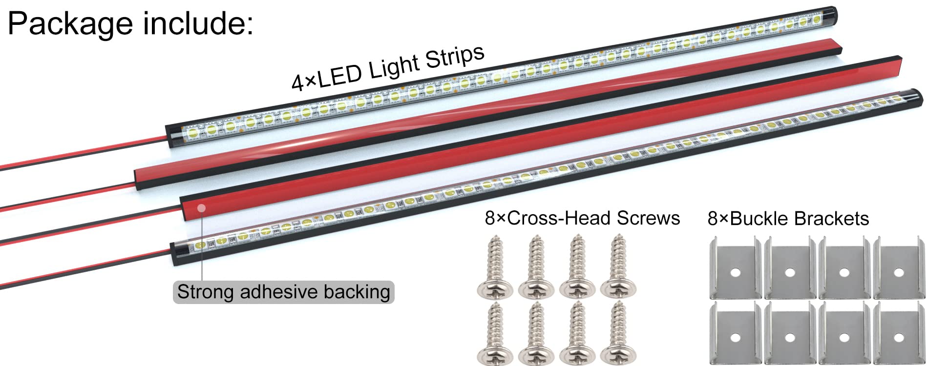 LMGYES trailer interior light strip installed for clear cabin illumination