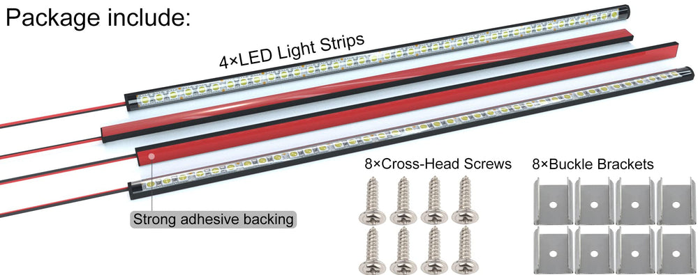 LMGYES trailer interior light strip installed for clear cabin illumination