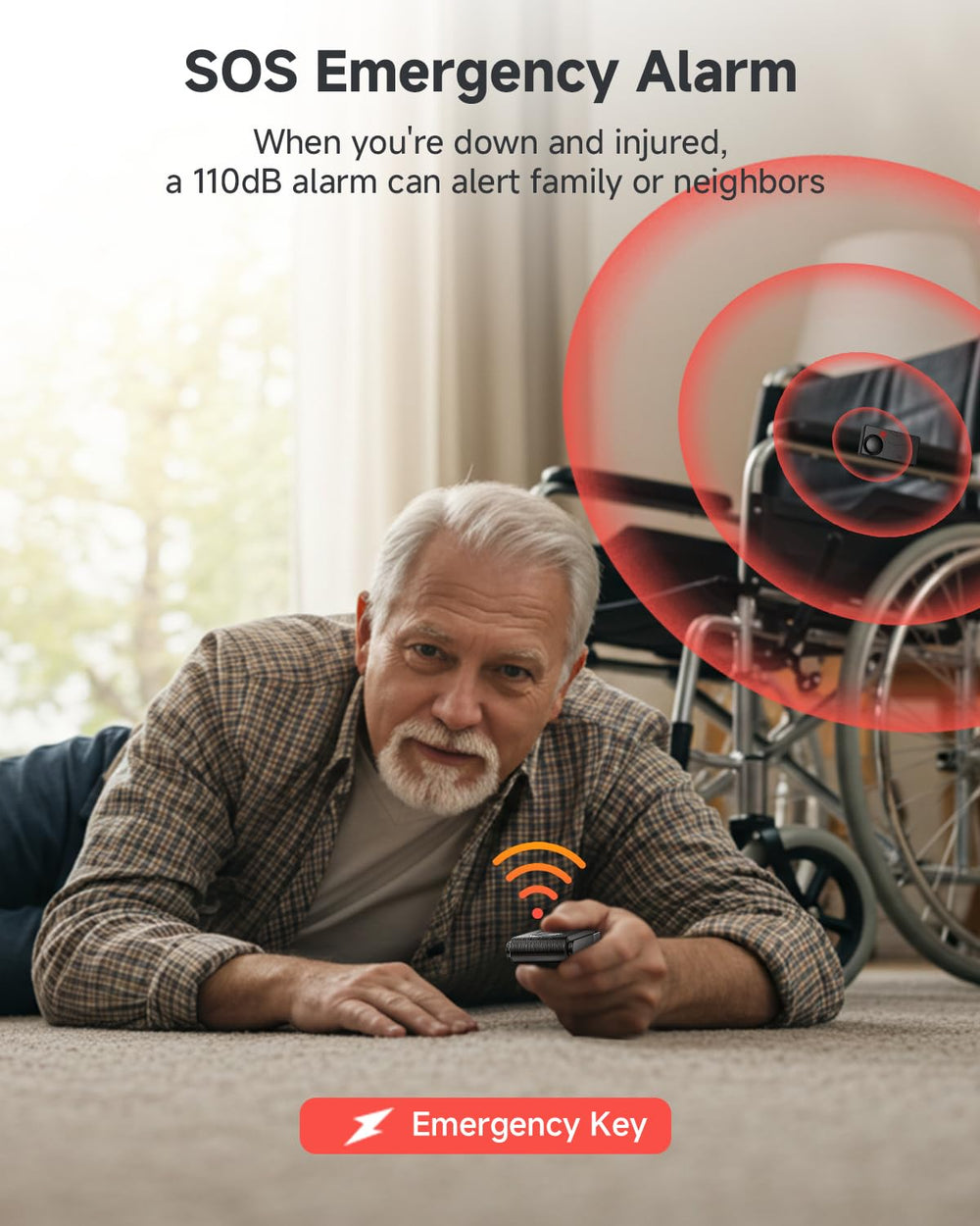 LNKERCO 110dB alarm find function assisting parking lot location