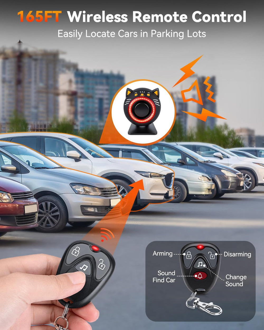 Compact screw-lock installation for secure mounting