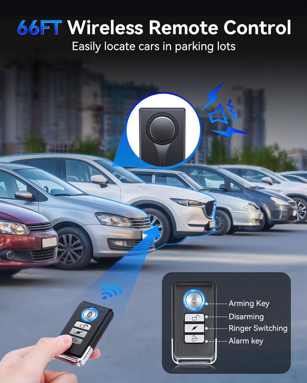 LNKERCO simulated dummy alarm light warns nearby when arming.