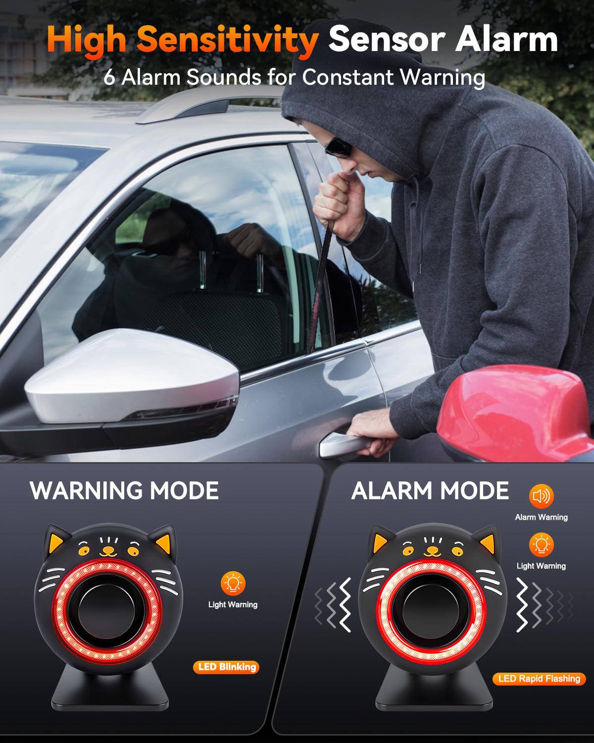 Wireless remote control works up to 165 feet for easy access