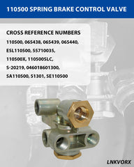 Lnkvorx 110500 valve side profile highlights compact design for easy installation