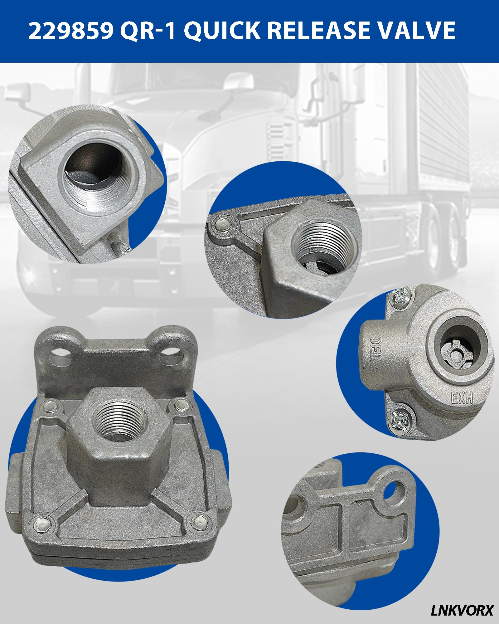 Lnkvorx Mack 745229859 replacement QR-1 valve.