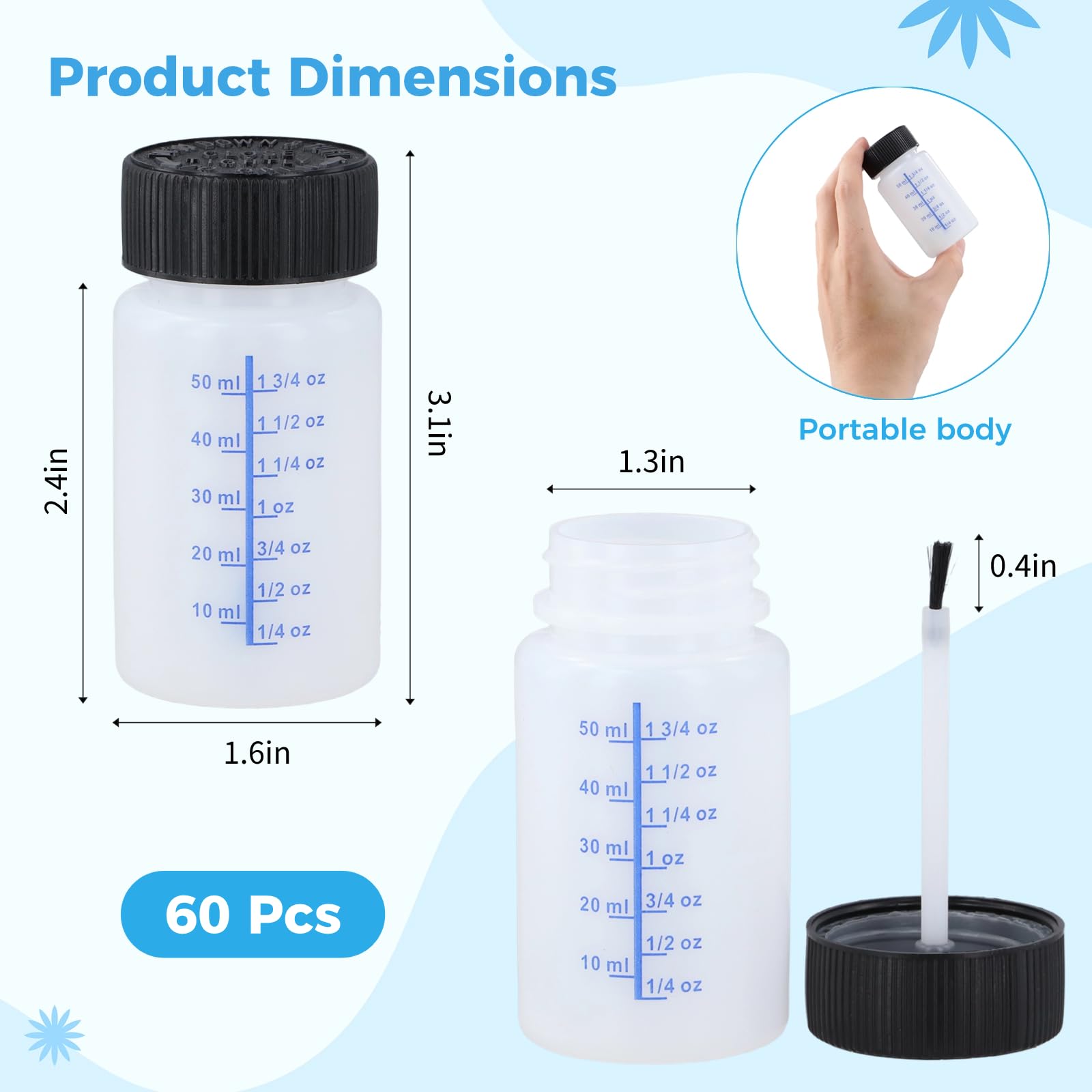Lnrueg precision gradation marks aid accurate color mixing