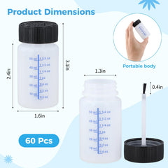Lnrueg precision gradation marks aid accurate color mixing