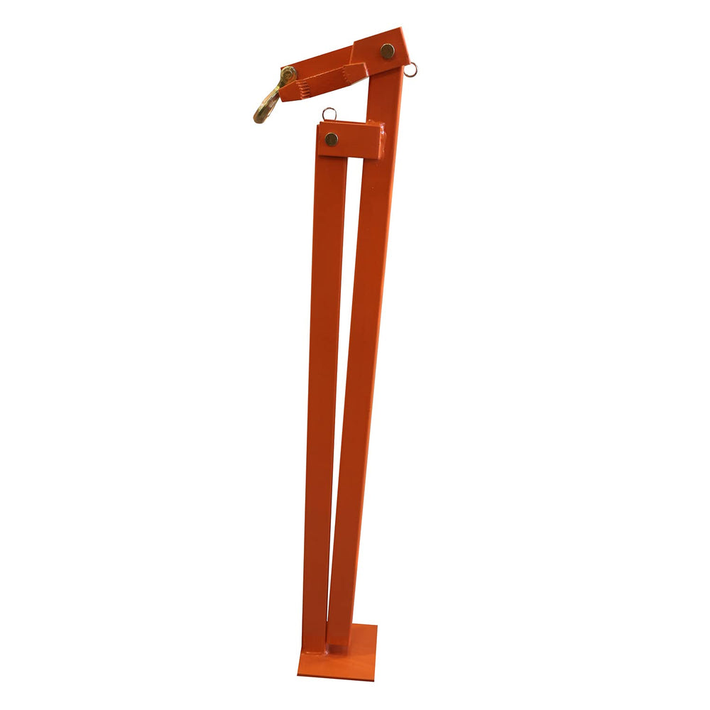 LOADSECRTOOL T-Post Puller lever design reduces effort when pulling posts.