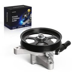 Loautong power steering pump with pulley for Honda Accord 3.0L, ready for quick replacement